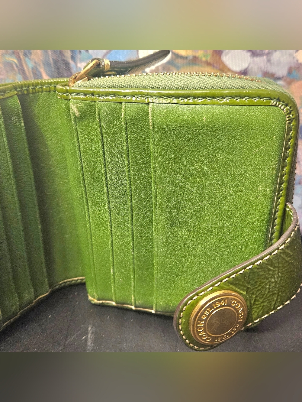 Coach Est. 1941 Heritage Signature Small Zip Wallet - Picture 10 of 12